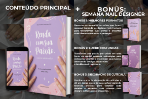 Capa do Ebook Técnicas Profissionais para Lucrar, bônus de unhas atualizado